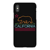 neon sign california republic flag bear iPhoneX