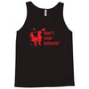 don't stop believin funny christmas Tank Top