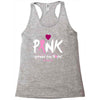 pink spread the hope Racerback Tank