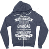Super Cool Grandad Of A Freaking Awesome Granddaughter Zipper Hoodie