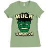 hulk smash Ladies Fitted T-Shirt