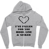 i've fallen for you hook line &amp; sinker Zipper Hoodie
