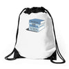 words are for nerds Drawstring Bags