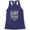 dump trump Racerback Tank