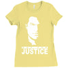 steven seagal out for justice retro Ladies Fitted T-Shirt