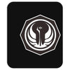 white and black Mousepad