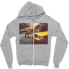 dinosaur in newyork Zipper Hoodie