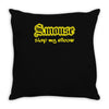 s. mouse Throw Pillow