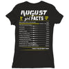 August Girl Facts Virgo Ladies Fitted T-Shirt