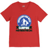 camping for life;Husband and wife V-Neck Tee