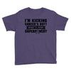 I Am Kicking Cancers Butt Whats Your Superpower? Youth Tee