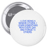 i love being a senior citizen Pin-back button