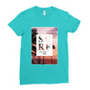 Surf Paradise City Ladies Fitted T-Shirt