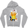 paint it, green Zipper Hoodie