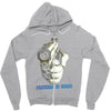 partner's in crime black funny Zipper Hoodie