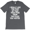 yoga pose post T-Shirt