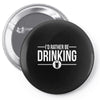 i'd rather be drinking Pin-back button