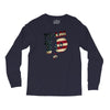 team 10 american flag Long Sleeve Shirts