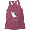 stabby the unicorn Racerback Tank