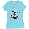 monkey Ladies Fitted T-Shirt