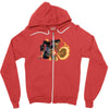 ghost rider and son Zipper Hoodie