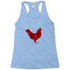 chiken red Racerback Tank