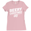 beery christmas hops drinking beer funny Ladies Fitted T-Shirt