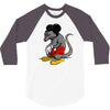 mickey rat 3/4 Sleeve Shirt