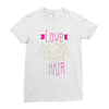 love hair stylist Ladies Fitted T-Shirt