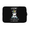 look i've created a unicorn Laptop sleeve