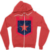 land of the free1 Zipper Hoodie