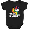 feeling stabby Baby Bodysuit