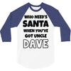 secret santa 3/4 Sleeve Shirt