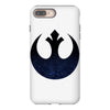 rebel logo with space pattern iPhone 8 Plus