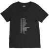 beard length chart funny professor grandpa mustache humor V-Neck Tee
