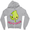 leaf me alone Zipper Hoodie