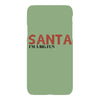 santa i'm a big fun iPhoneX