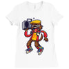 rockin out with gary wolfman Ladies Fitted T-Shirt