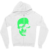 awesome neon green Zipper Hoodie