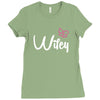 Wifey white Ladies Fitted T-Shirt