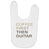coffee then guitar Baby Bibs