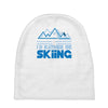 i'd rather be skiing Baby Beanies