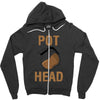 pot head Zipper Hoodie