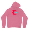 monster fish eats diver Unisex Hoodie