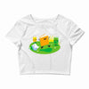 no jacket required Crop Top