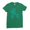 six hexagonal best trending Ladies Fitted T-Shirt
