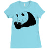 panda Ladies Fitted T-Shirt