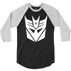 deceptacons logo printed 3/4 Sleeve Shirt