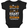 There's This Boy Who Stole My Heart He Calls Me Stepmom Baby Bodysuit