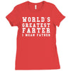 world's greatest farter funny Ladies Fitted T-Shirt
